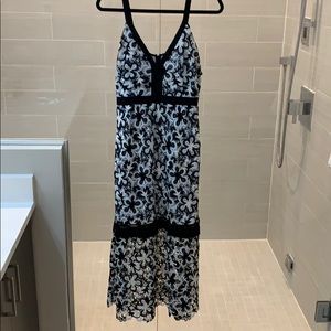 Lace midi dress by Self Portrait